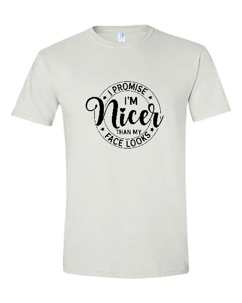 Sarcasm - I Promise I'm Nicer Than My Face Looks